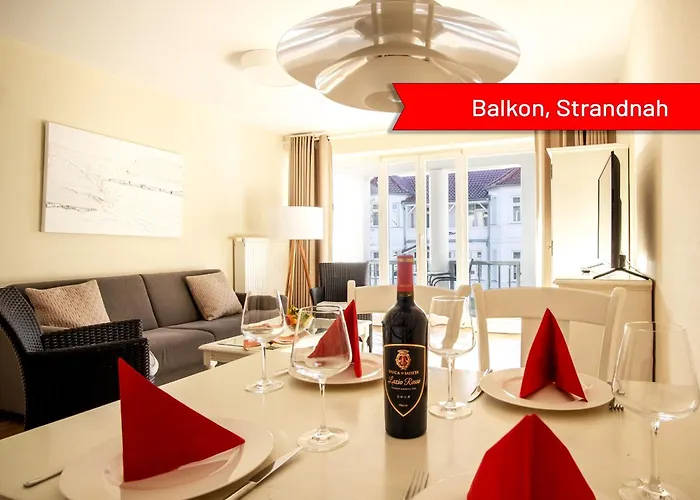 Villa Strandidyll Neubau Ferienwohnung 1 1 Mit Balkon